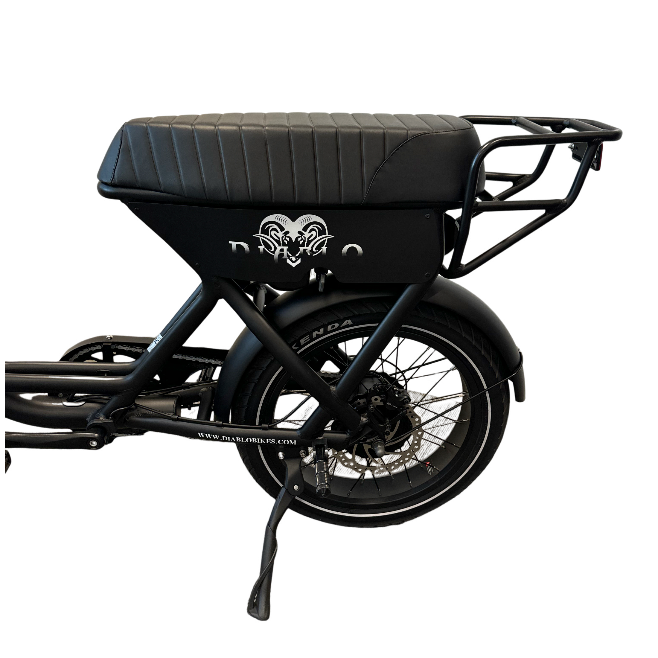 Diablo X1 Fatbike met Hydraulische Remmen - Mat Zwart - AE-trading
