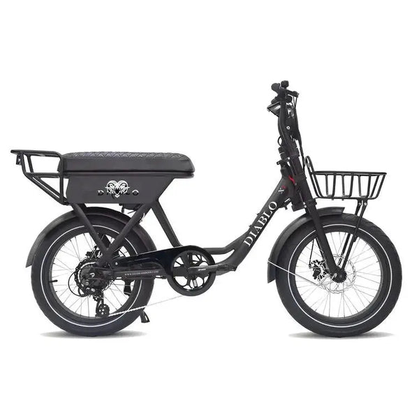 Diablo X1 Fatbike - Mat Zwart - AE-trading