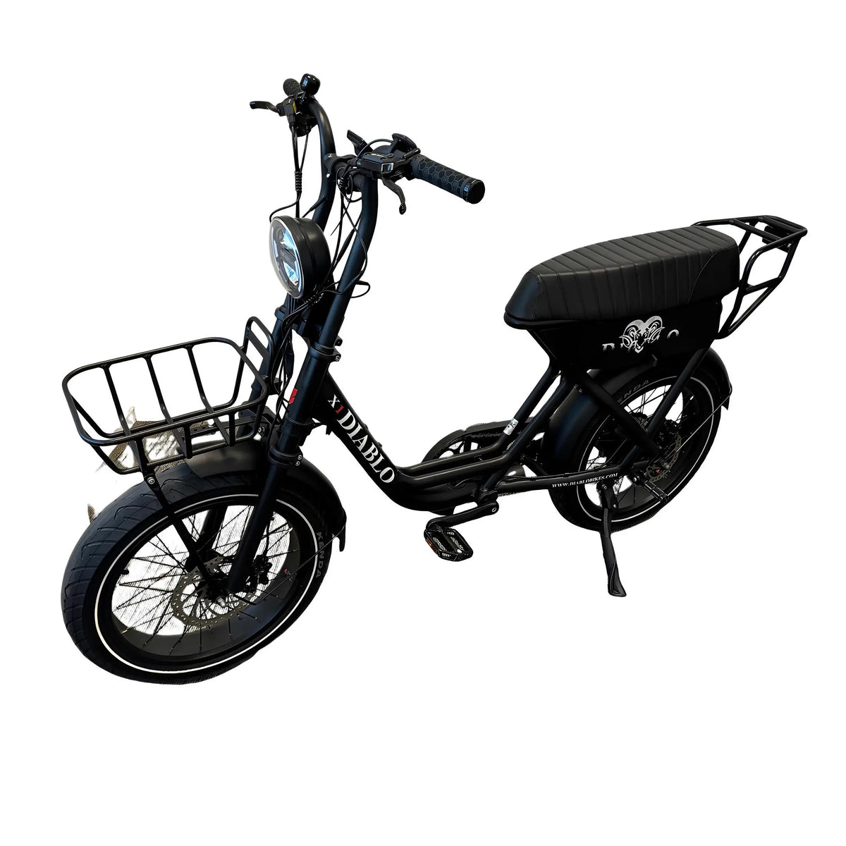 Diablo X1 Fatbike - Mat Zwart - AE-trading