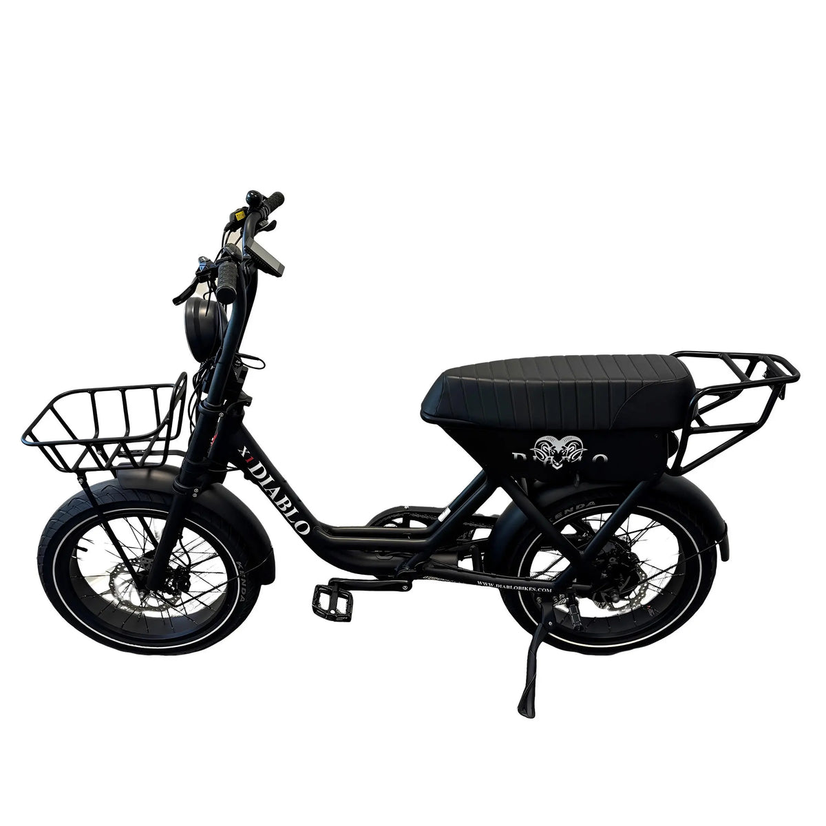 Diablo X1 Fatbike - Mat Zwart - AE-trading