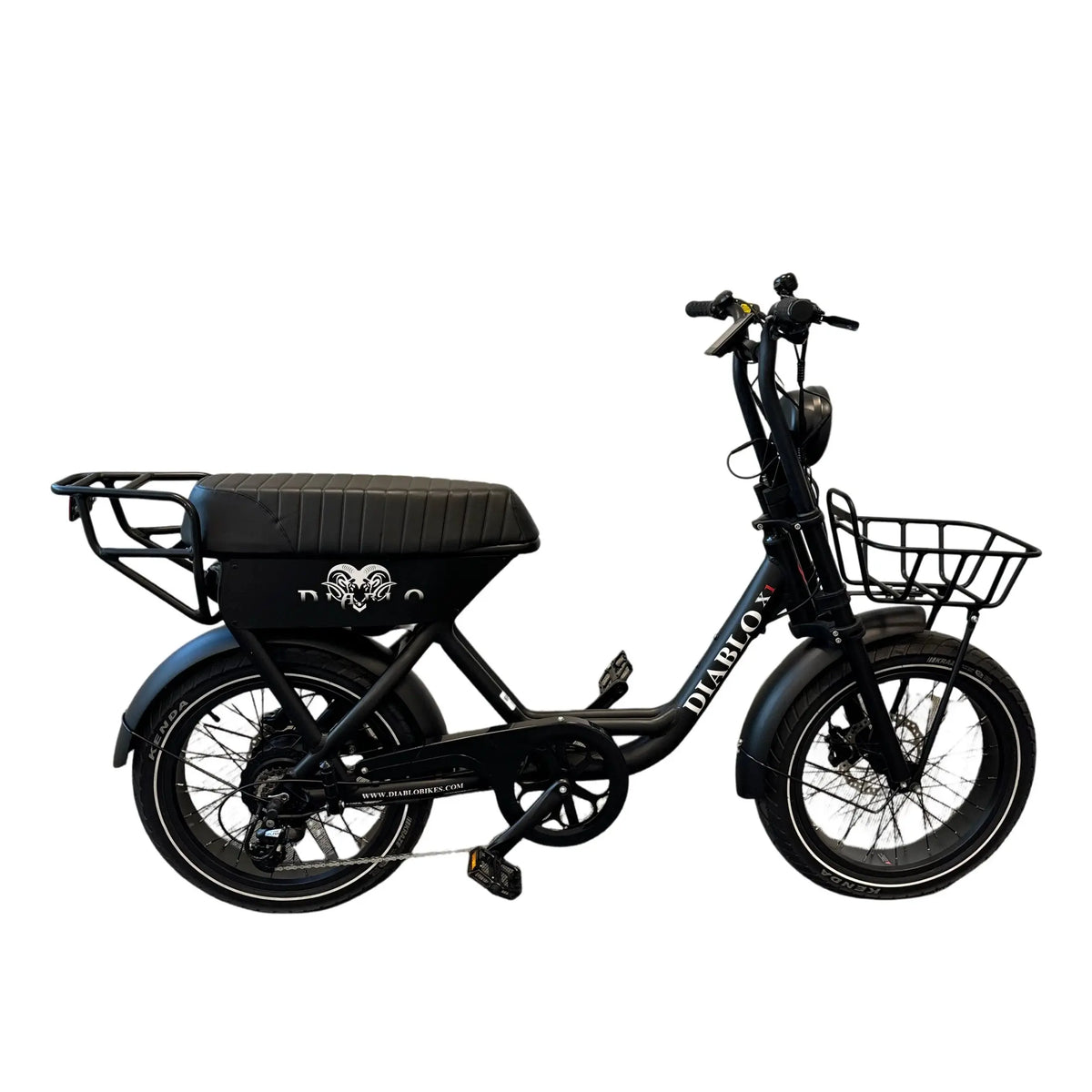 Diablo X1 Fatbike - Mat Zwart - AE-trading