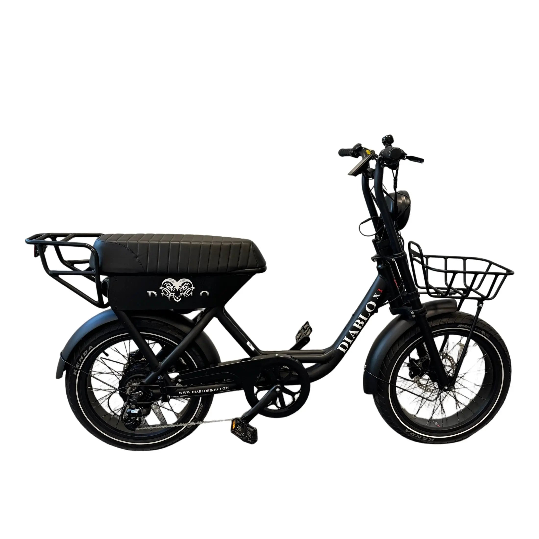 Diablo X1 Fatbike - Mat Zwart - AE-trading