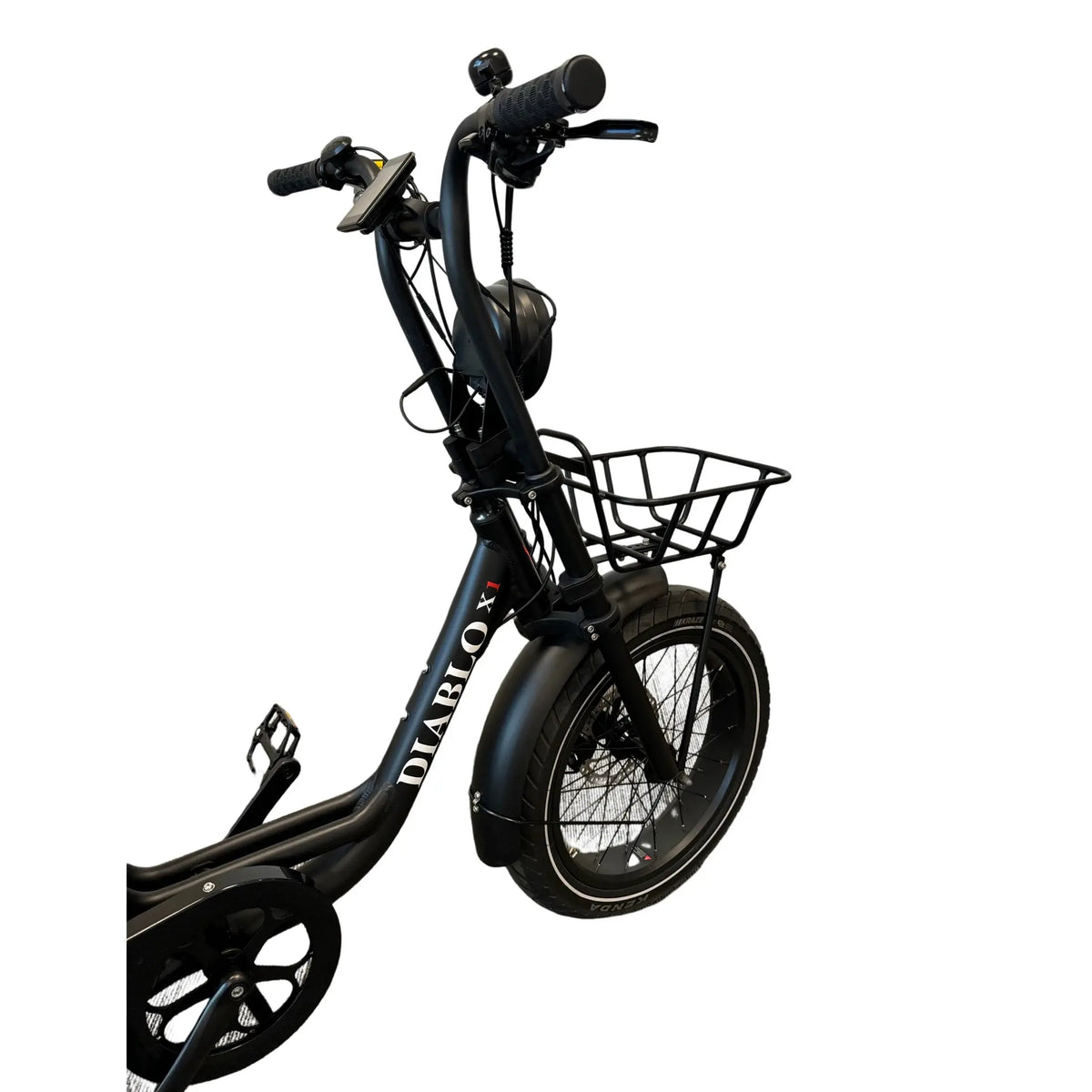 Diablo X1 Fatbike - Mat Zwart - AE-trading