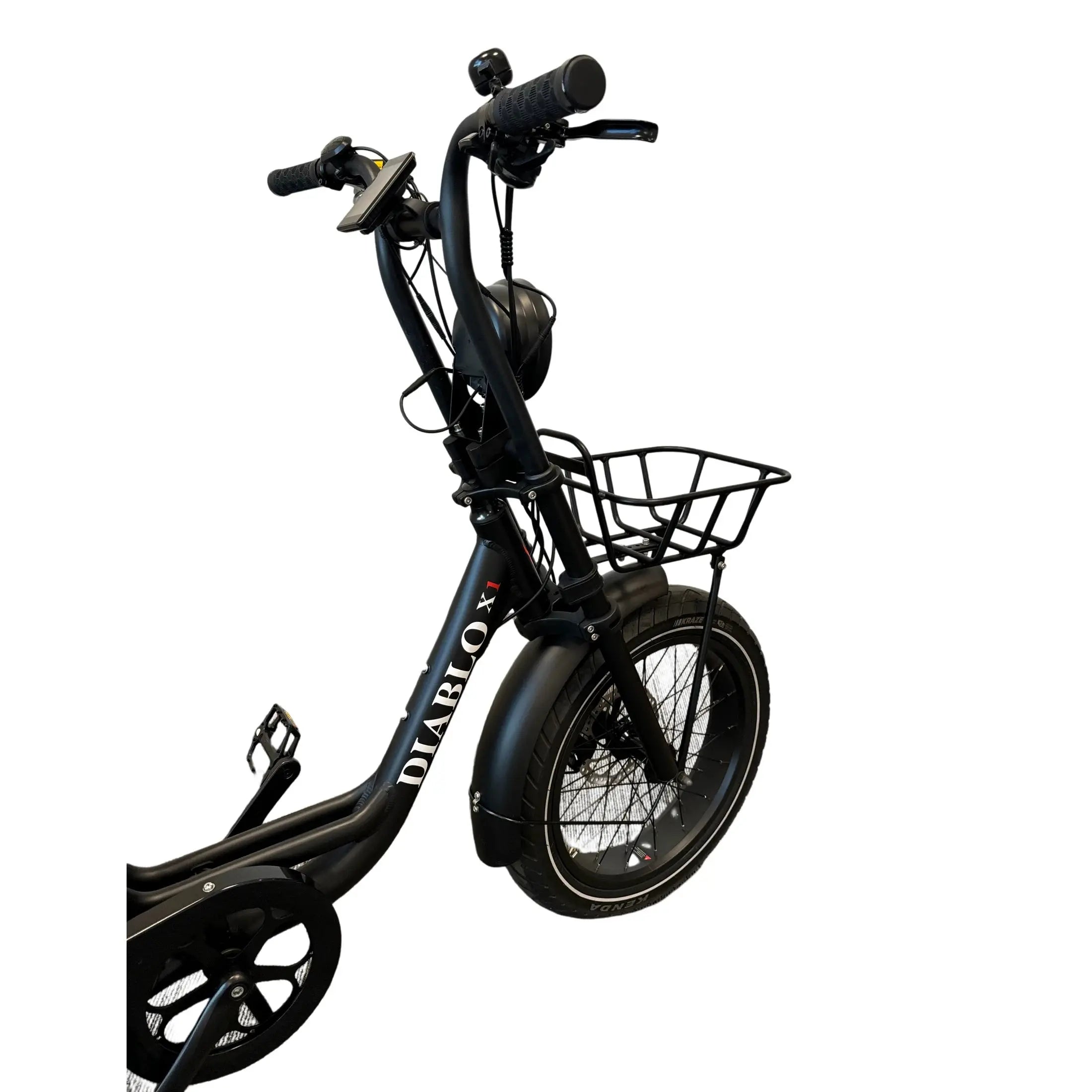 Diablo X1 Fatbike - Mat Zwart - AE-trading