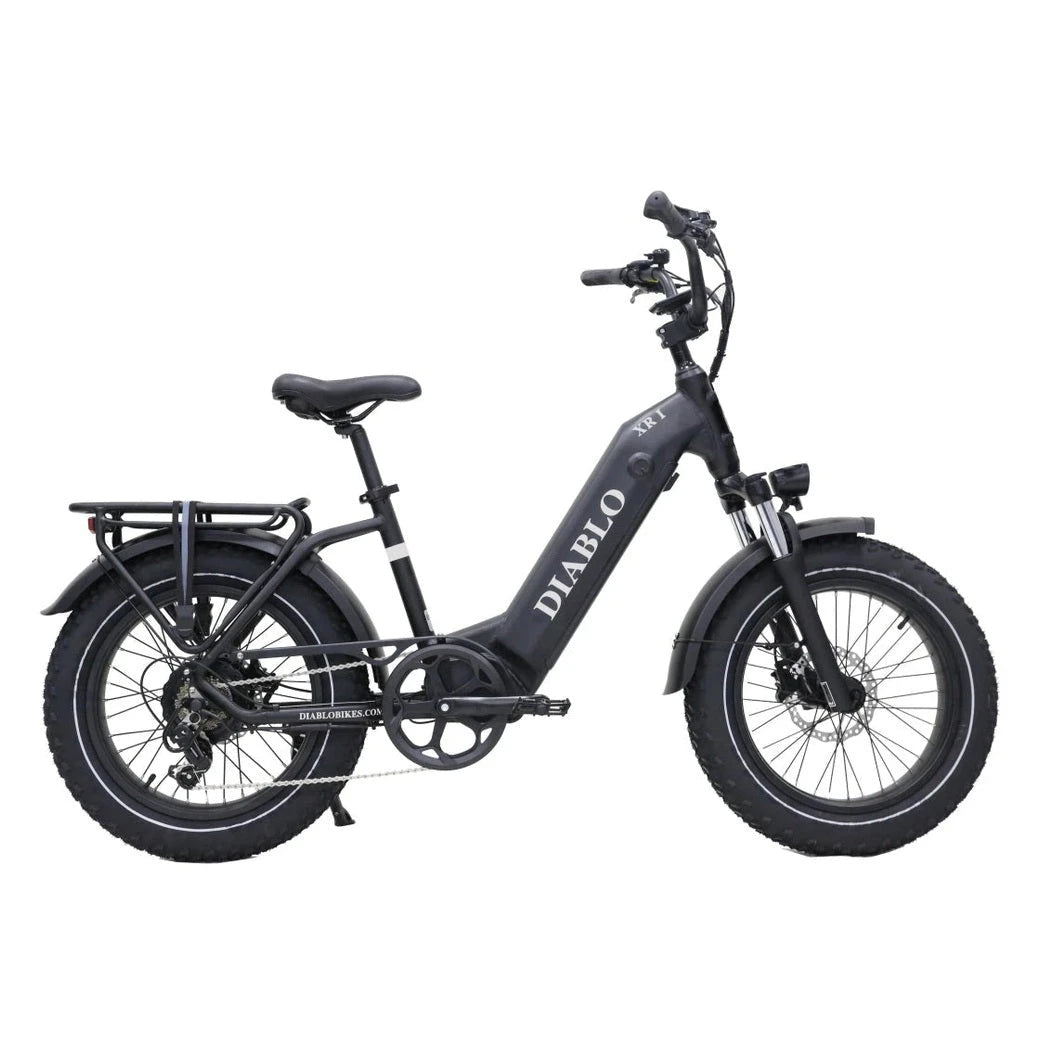 Diablo XR1 Fatbike met Hydraulische Remmen - Mat Zwart - AE-trading