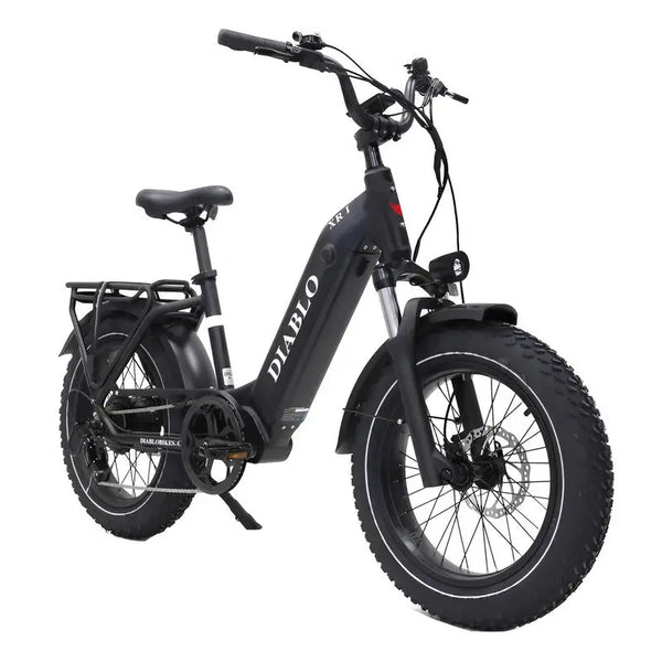 Diablo XR1 Fatbike - Mat Zwart - AE-trading