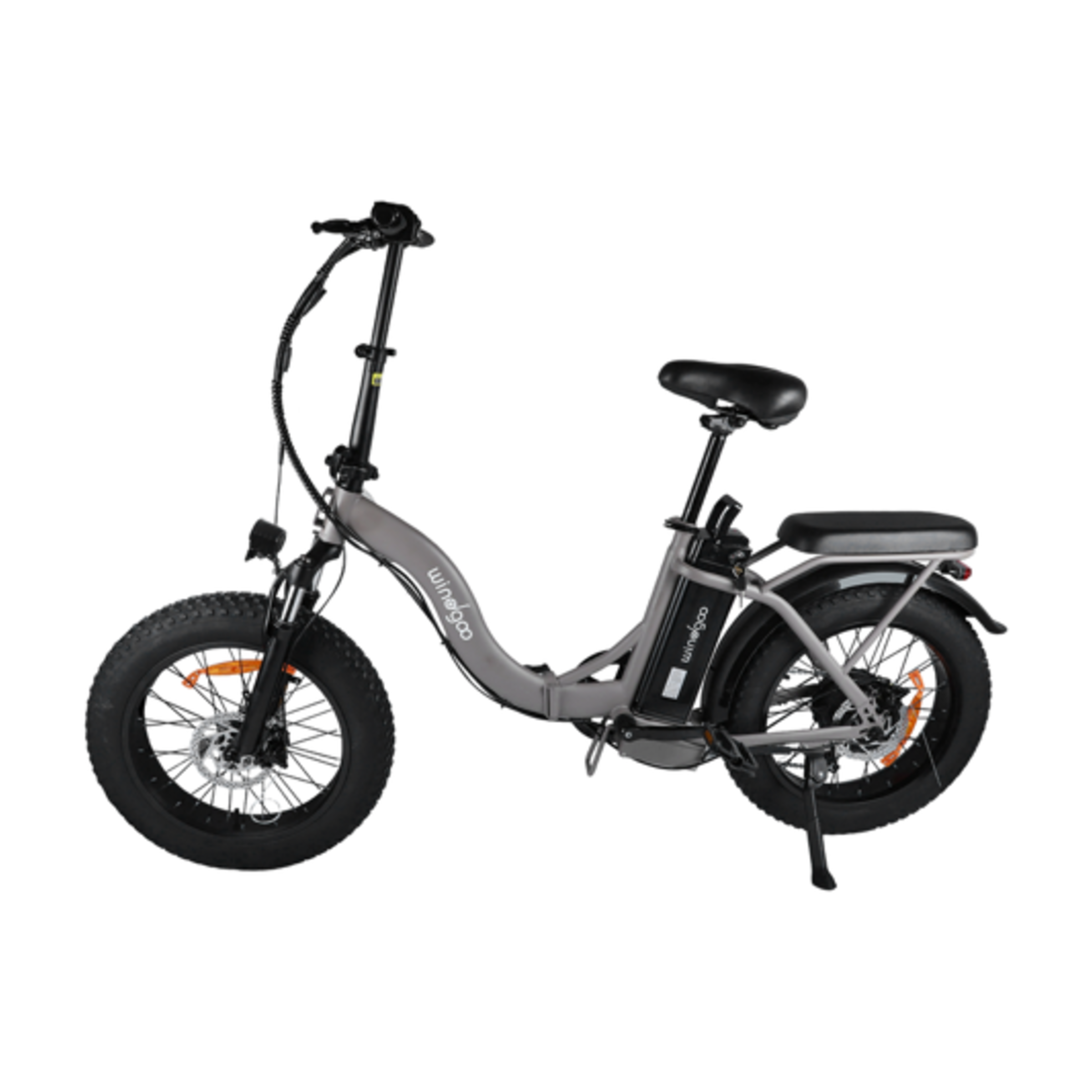 Windgoo E20 Pro - Elektrische Fatbike-Vouwfiets - Beige - 20x4 inch - 120 kg Draagvermogen - Accu 450Wh (48V, 12.5Ah) - 250W Motor - 7 Shimano Versnellingen - Dubbele Schijfremmen - AE-trading