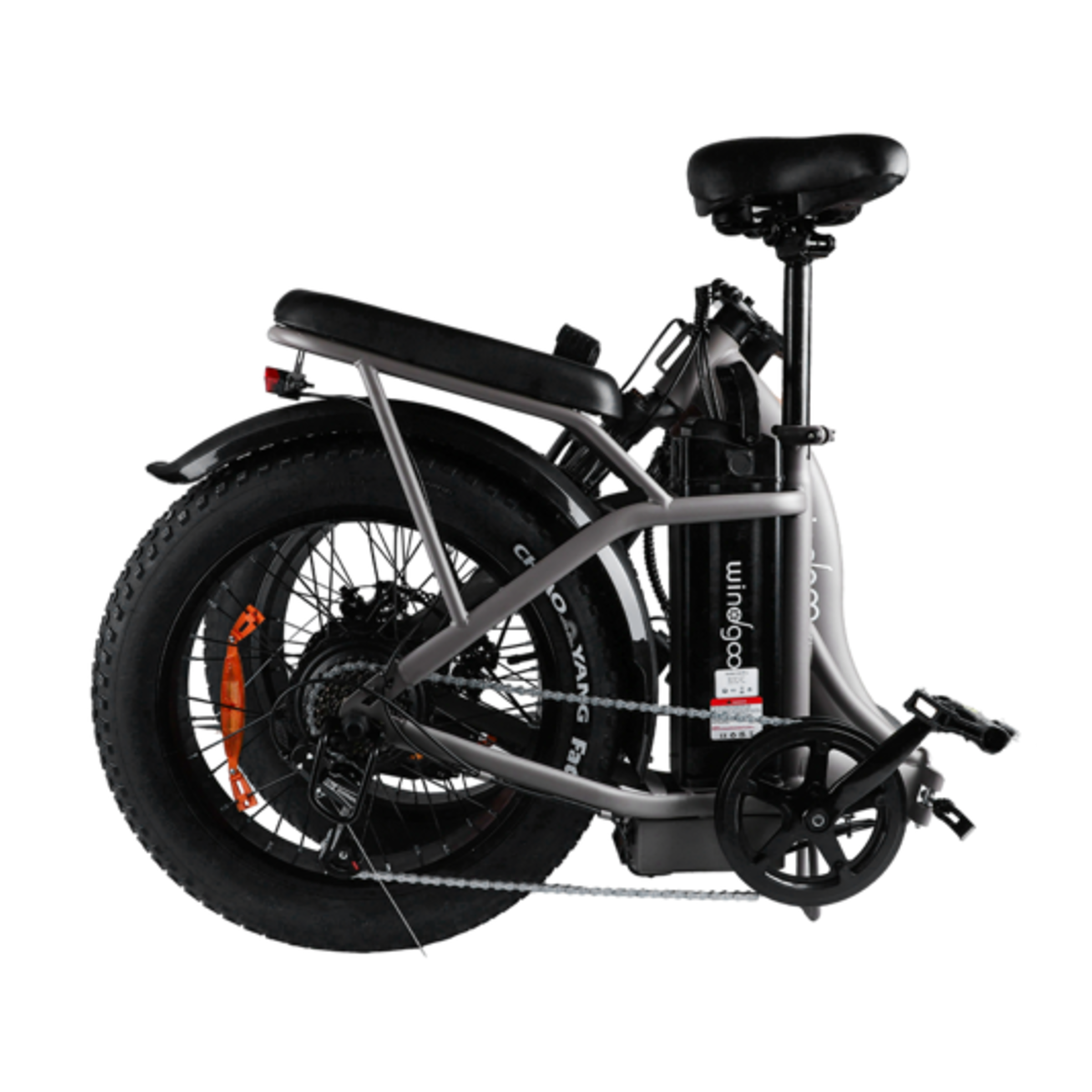 Windgoo E20 Pro - Elektrische Fatbike-Vouwfiets - Beige - 20x4 inch - 120 kg Draagvermogen - Accu 450Wh (48V, 12.5Ah) - 250W Motor - 7 Shimano Versnellingen - Dubbele Schijfremmen - AE-trading