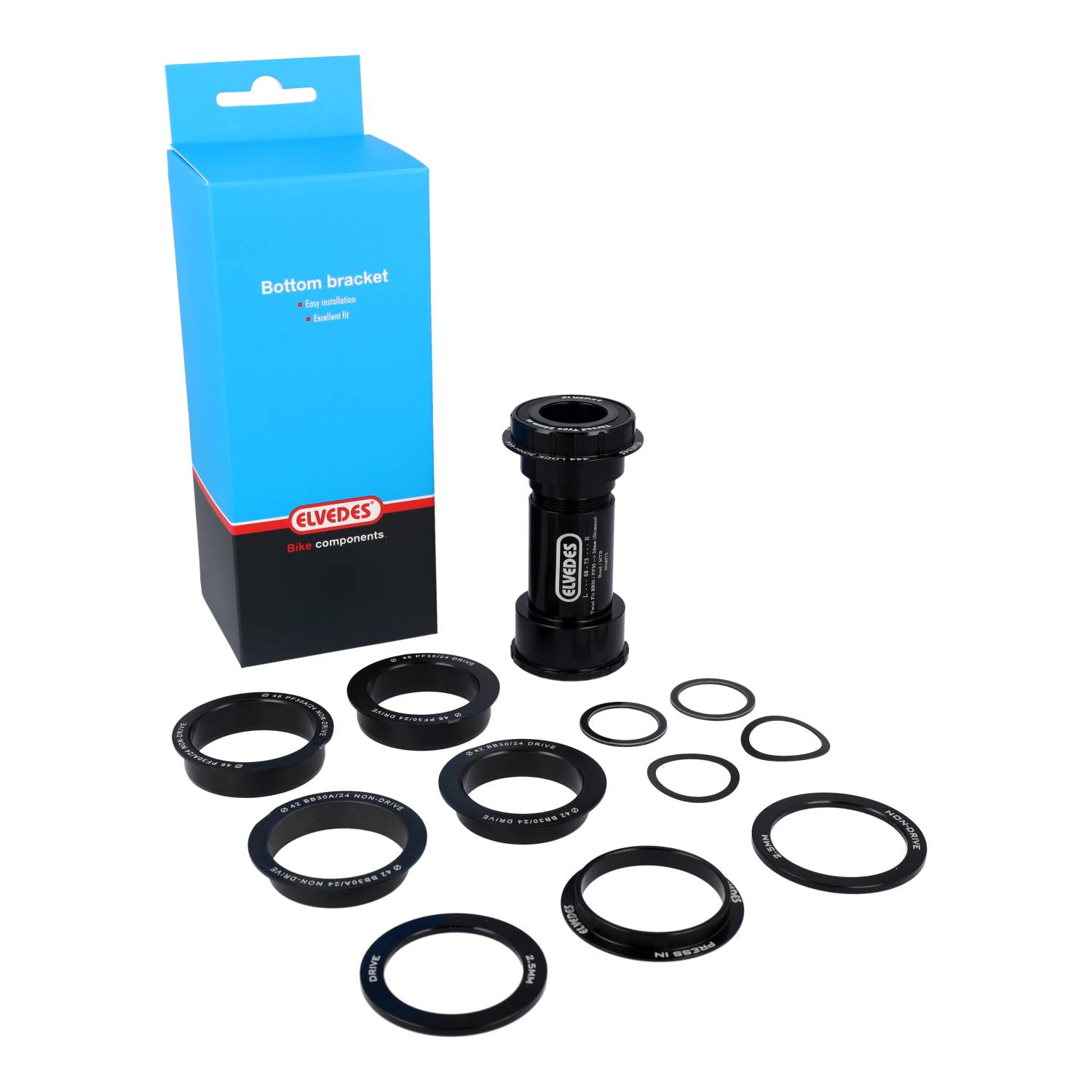 Elvedes trapas adapter Twistfit BB30/PF30 Shimano 24mm - AE-trading