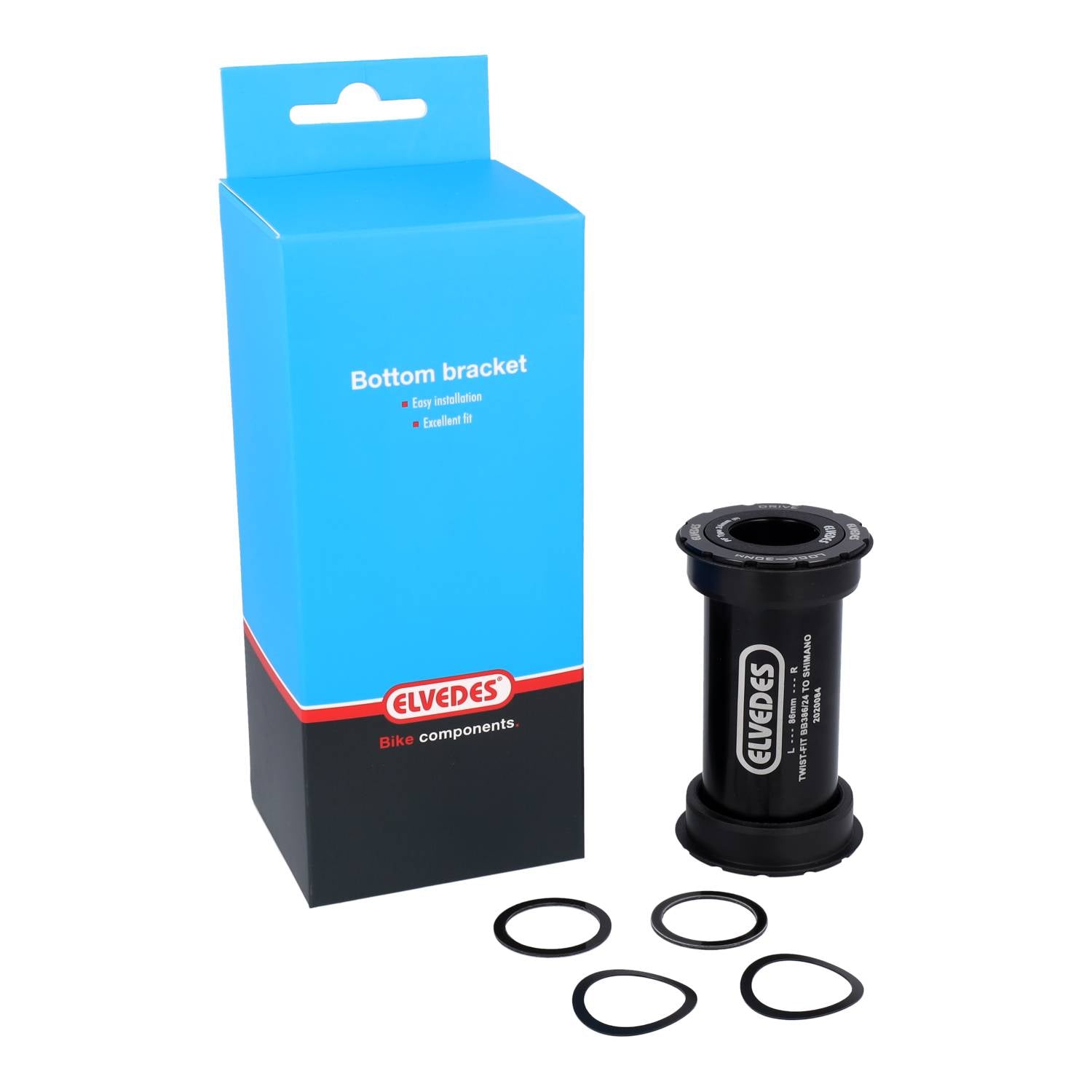 Elvedes trapas adapter Twistfit BB386 Shimano 24mm - AE-trading