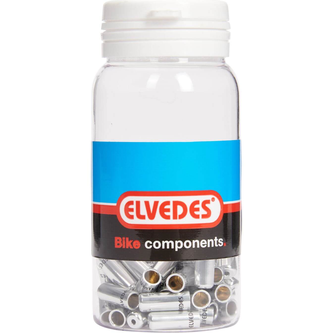 Elvedes gesealede ferrules 4,3mm zilver (50) - AE-trading