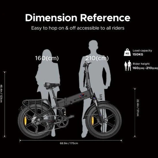 ENGWE Engine X Fatbike Elektrische Vouwfiets - AE-trading