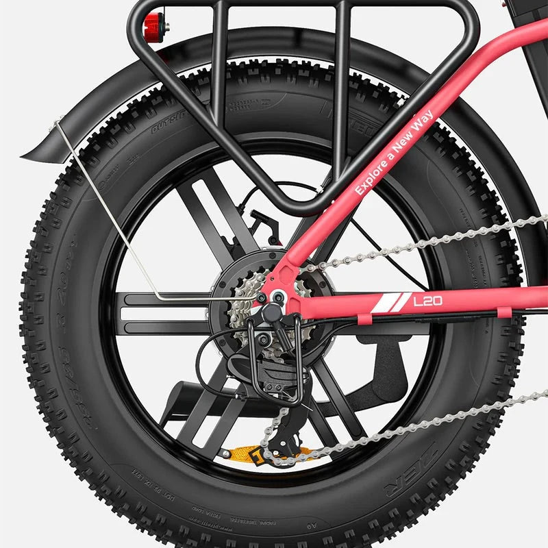 Engwe L20 - Fatbike Roze Fatbike