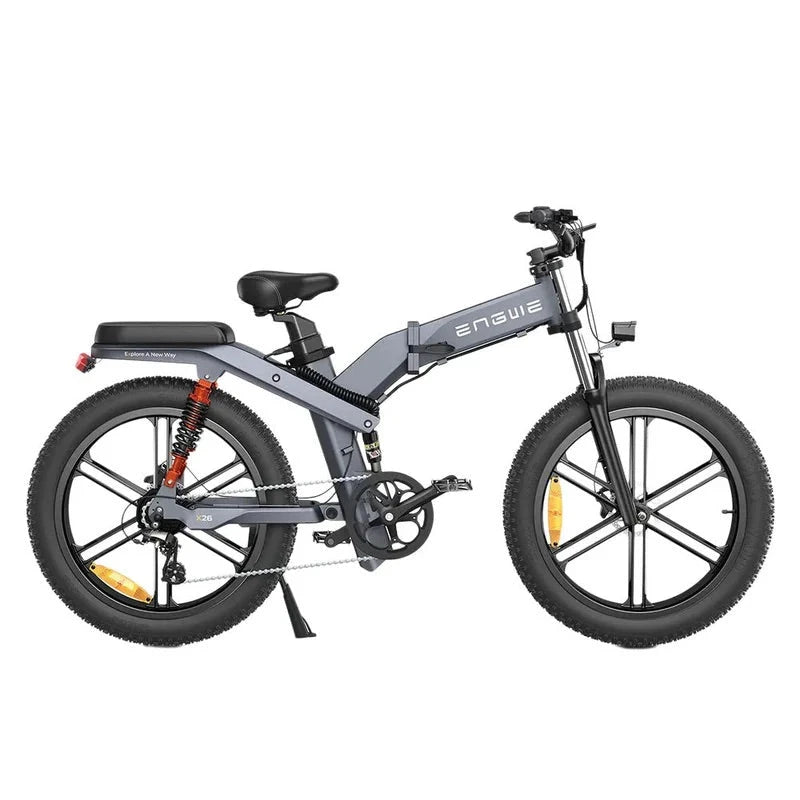 Engwe X26 - Elektrische Vouwfiets Dubbele Accu Grijs Fatbike