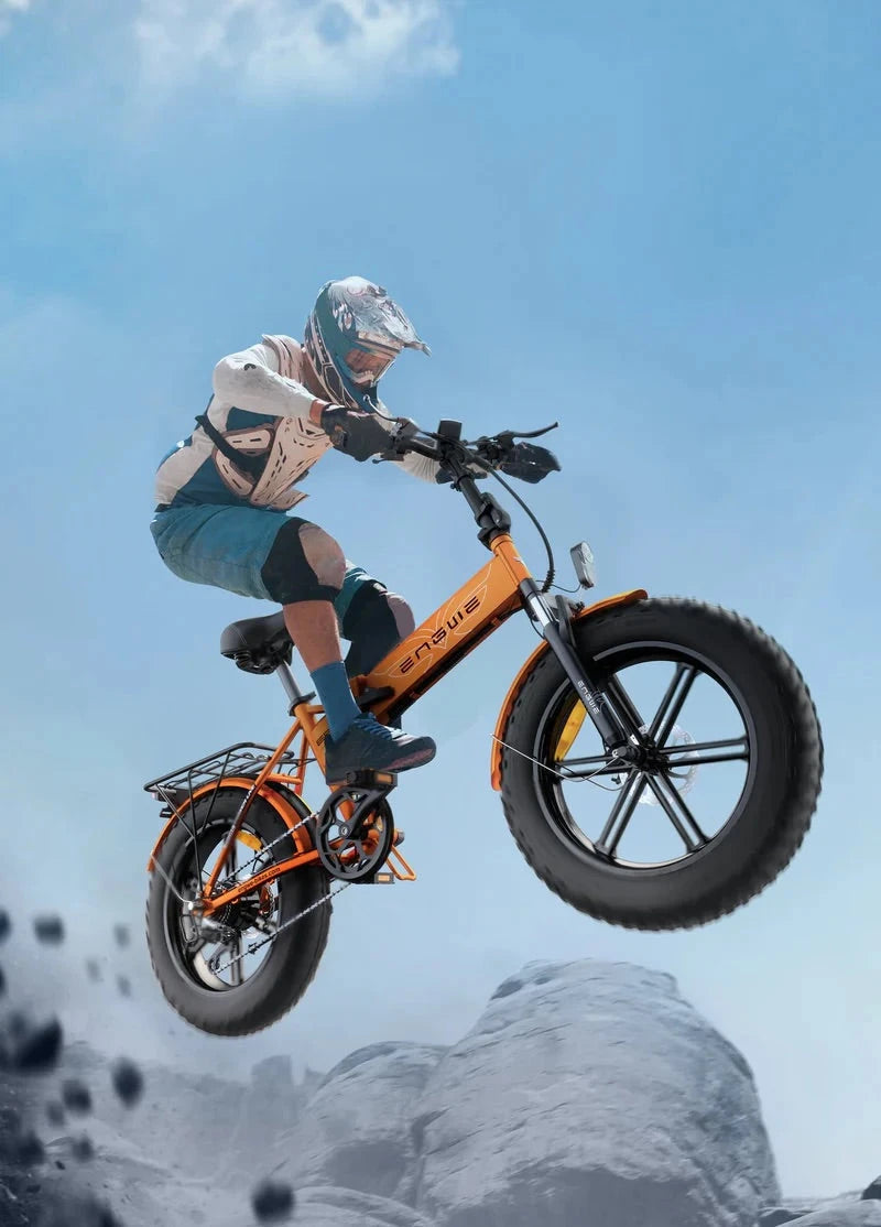 Engwe Ep-2 Pro Oranje Elektrische Fatbike Vouwfiets Fatbike