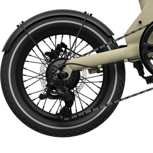 Eovolt achterwiel Morning V2 16 inch zwart - AE-trading