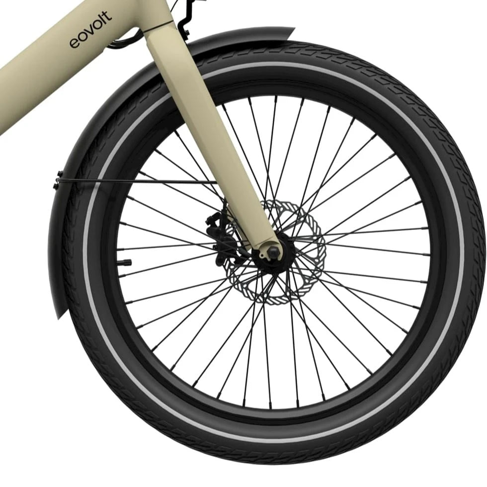 Eovolt voorwiel 24 inch zwart - AE-trading