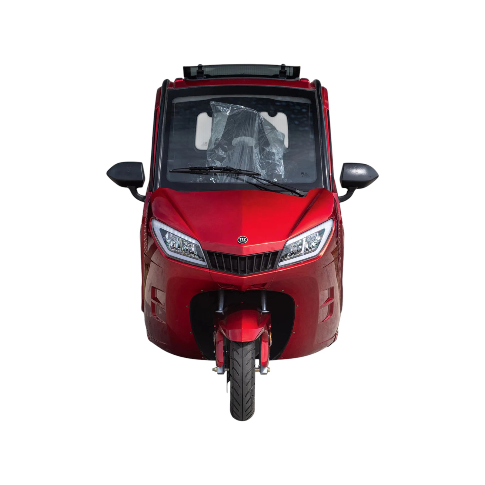 Elektrische Invalide Voertuig 3 Wiel TTZ Electric Rood - AE-trading