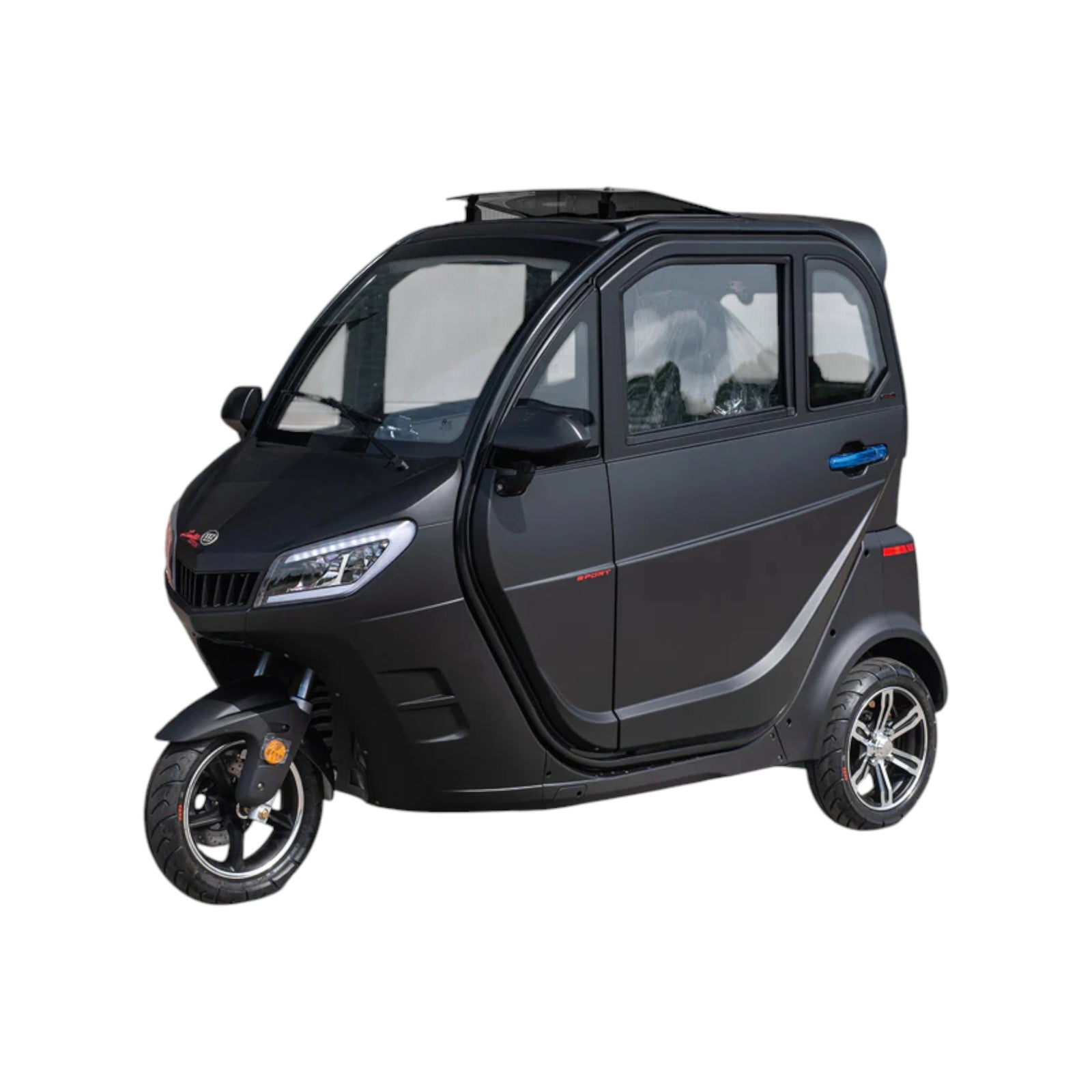 Elektrische Invalide Voertuig 3 Wiel TTZ Electric Zwart - AE-trading