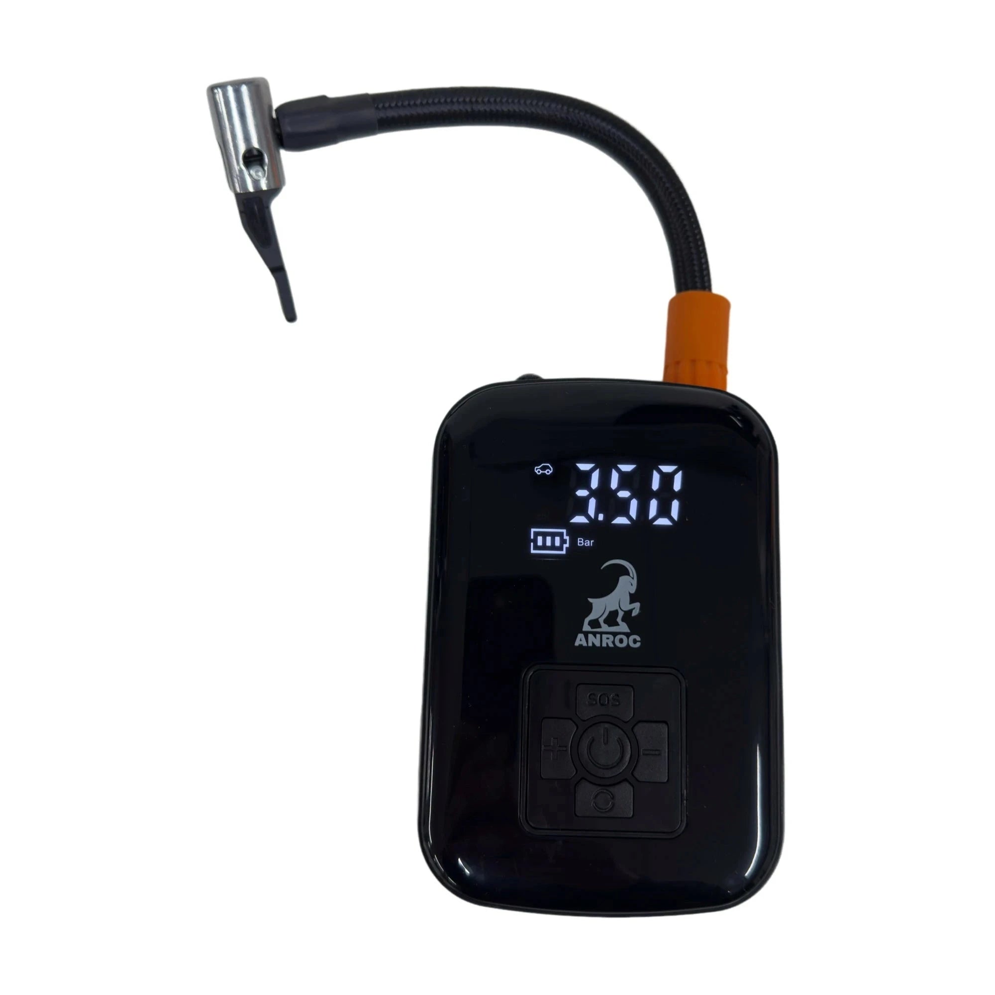 Elektrische bandenpomp - Anroc - 4 opzetstukken- 6400 MAH - AE-trading