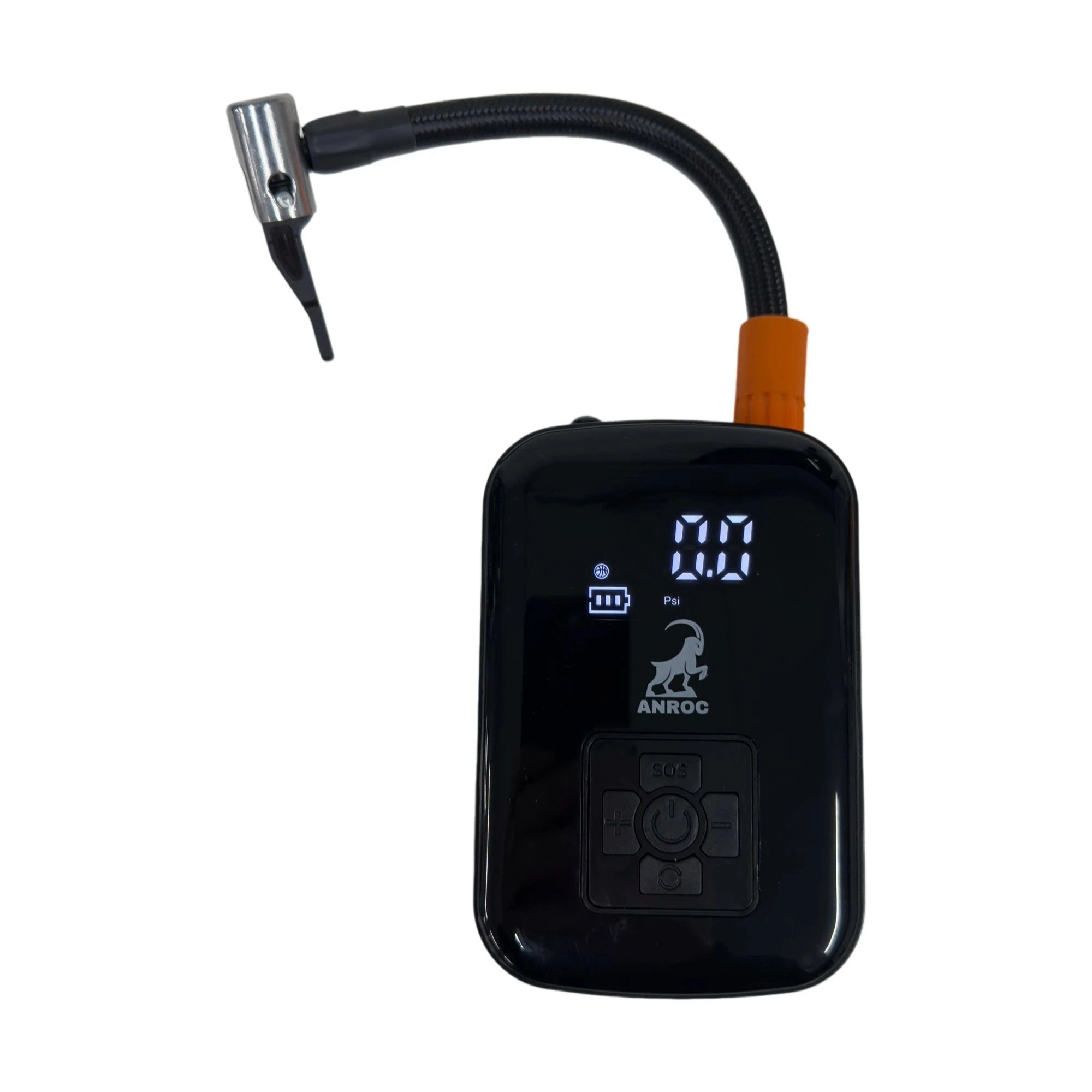Elektrische bandenpomp - Anroc - 4 opzetstukken- 6400 MAH - AE-trading