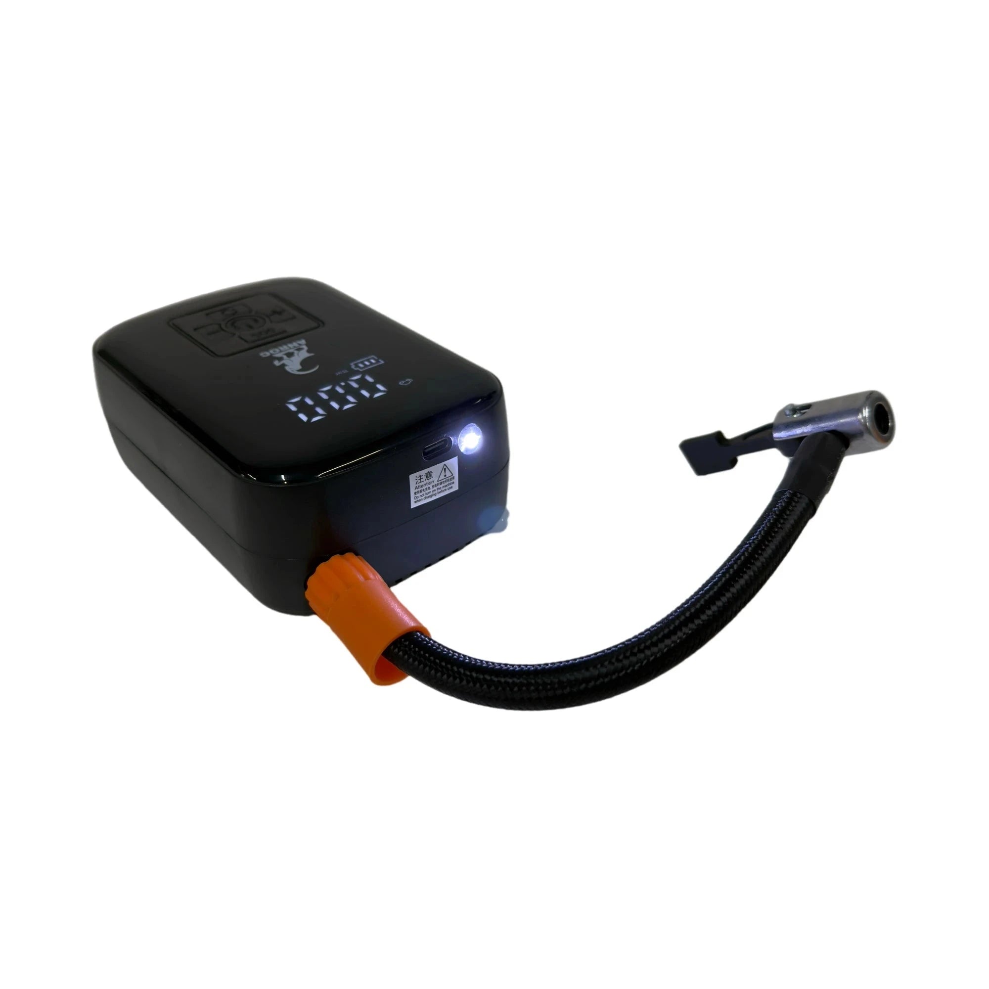 Elektrische bandenpomp - Anroc - 4 opzetstukken- 6400 MAH - AE-trading