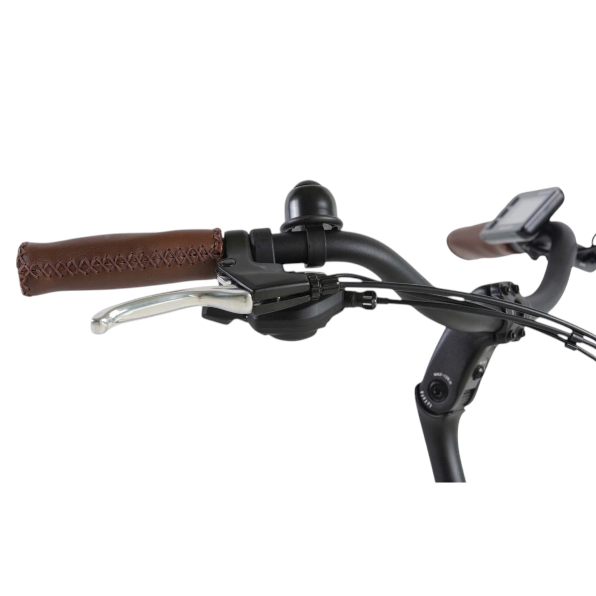 Eluxo E-Voltage City N8 - Elektrische Fiets - Mat Wit - 28 inch - Accu 468Wh - 250W Bewo Middenmotor - Shimano Revoshifter 8 Versnellingen - V-Brake Remmen - AE-trading