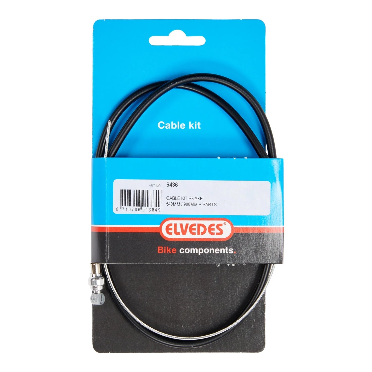 Elvedes T-nippel rem kabelkit 540mm / 900mm gegalvaniseerd - AE-trading
