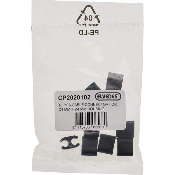 Elvedes kabelclip Duo 4,1 - 4,1mm zak (10) - AE-trading