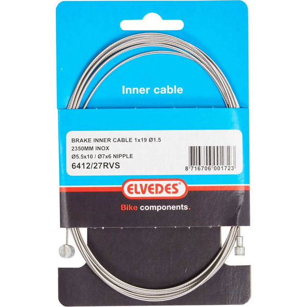 Elvedes rem binnenkabel rvs 2 nippels ton 7x6 peer 5.5x10 - AE-trading