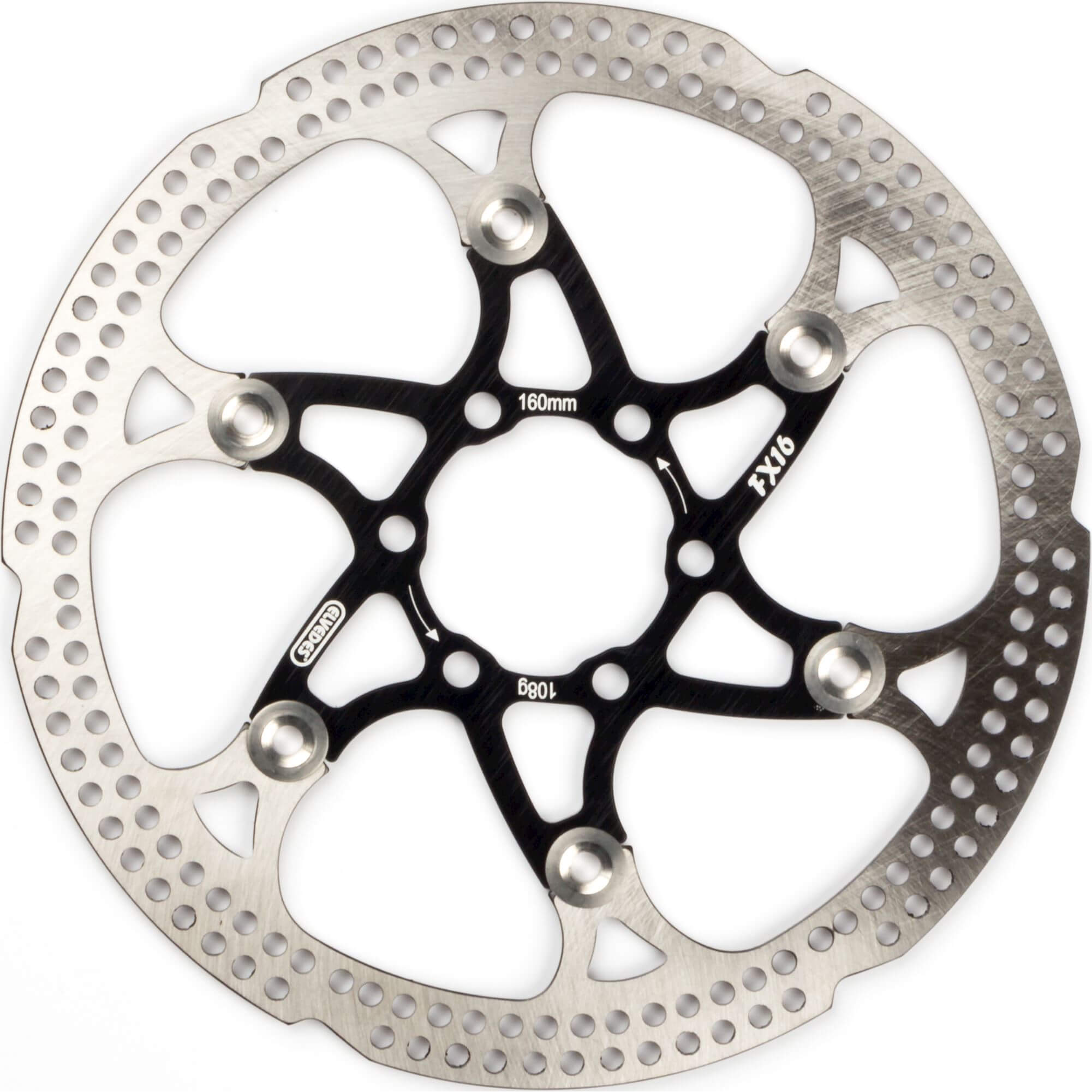 Elvedes remschijf 160mm zwart - AE-trading