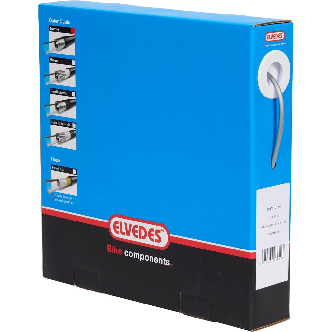 Elvedes rol rem buitenkabel 4,9mm zilver 30m - AE-trading