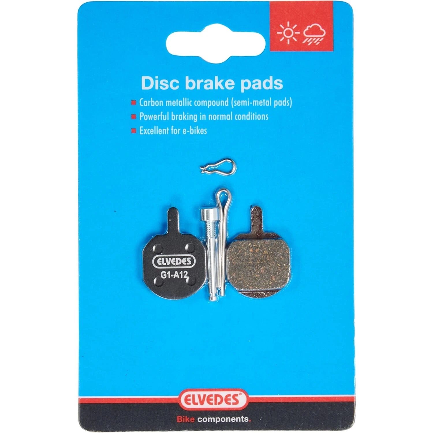 Elvedes schijfremblok Hayes Sole metallic carbon - AE-trading