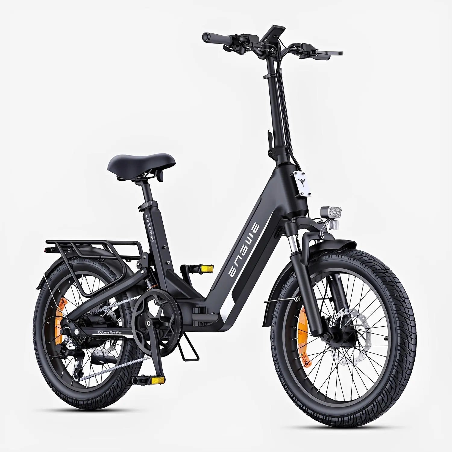 Engwe L20 3.0 Boost Fatbike Vouwfiets Elektrisch - Zwart - AE-trading