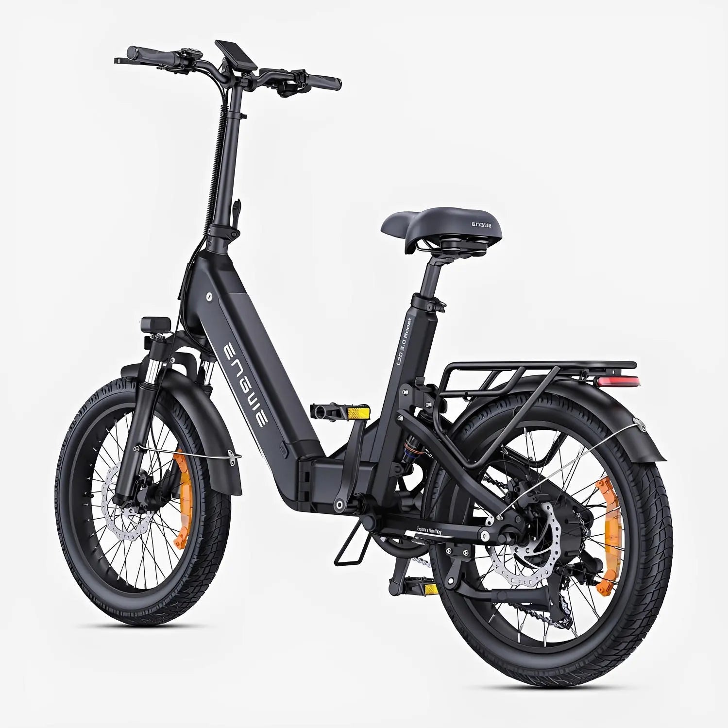 Engwe L20 3.0 Boost Fatbike - Elektrische Vouwfiets - Zwart - AE-trading