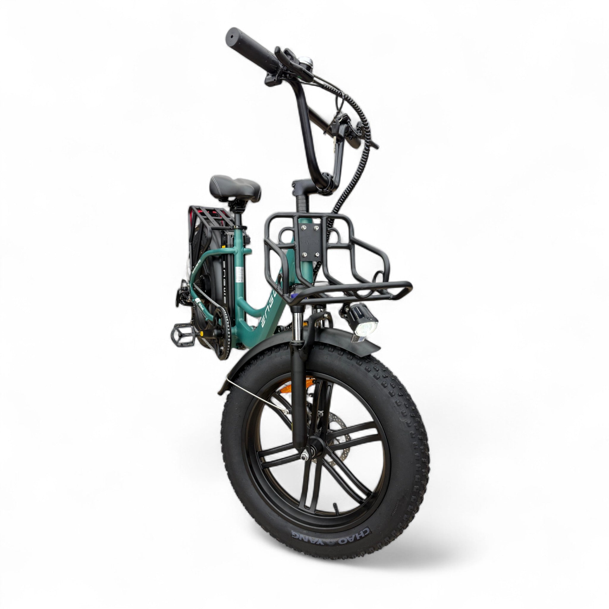 Engwe L20 Boost Fatbike Zee Groen – 250W Motor, 126 km Actieradius, 75 Nm Koppel, Shimano 7 Speed - AE-trading