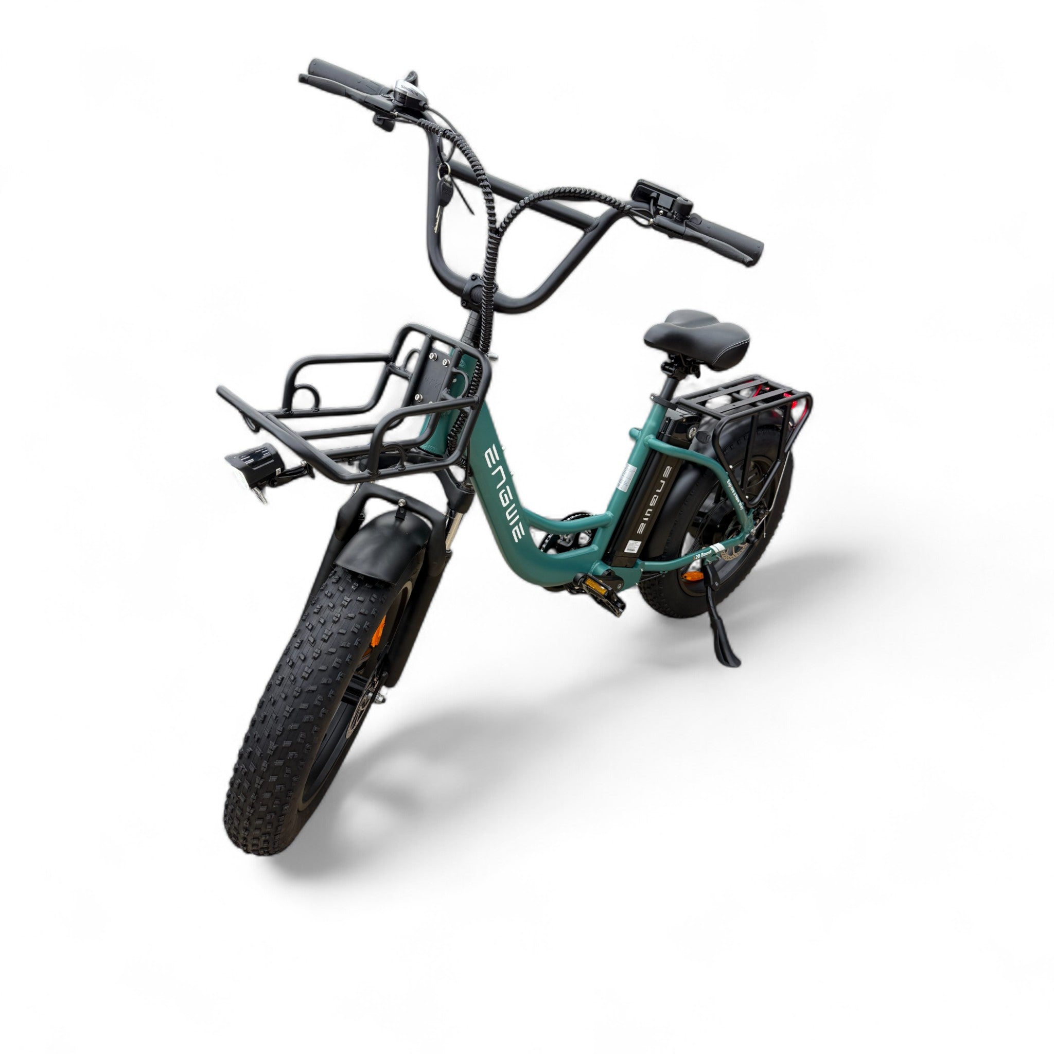 Engwe L20 Boost Fatbike Zee Groen – 250W Motor, 126 km Actieradius, 75 Nm Koppel, Shimano 7 Speed - AE-trading