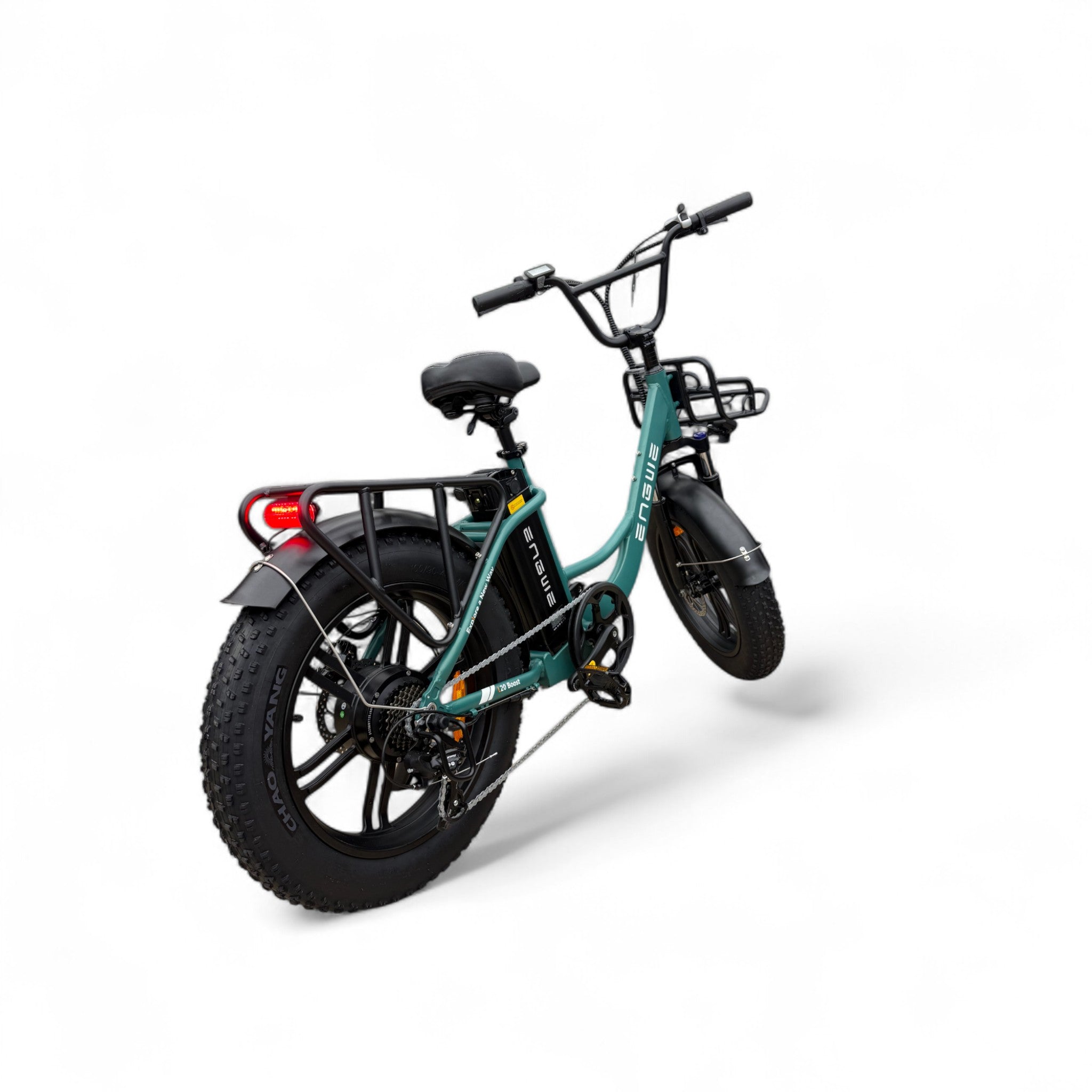 Engwe L20 Boost Fatbike Zee Groen – 250W Motor, 126 km Actieradius, 75 Nm Koppel, Shimano 7 Speed - AE-trading