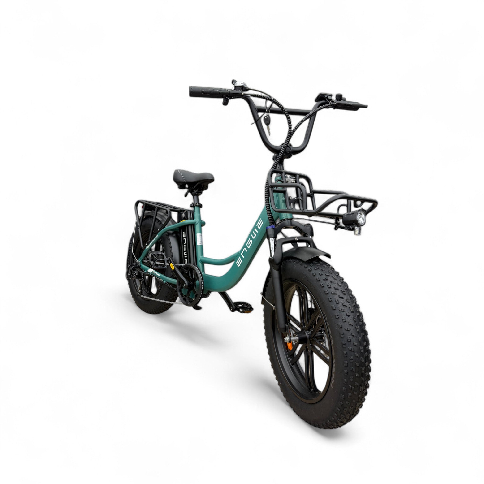 Engwe L20 Boost Fatbike Zee Groen – 250W Motor, 126 km Actieradius, 75 Nm Koppel, Shimano 7 Speed - AE-trading