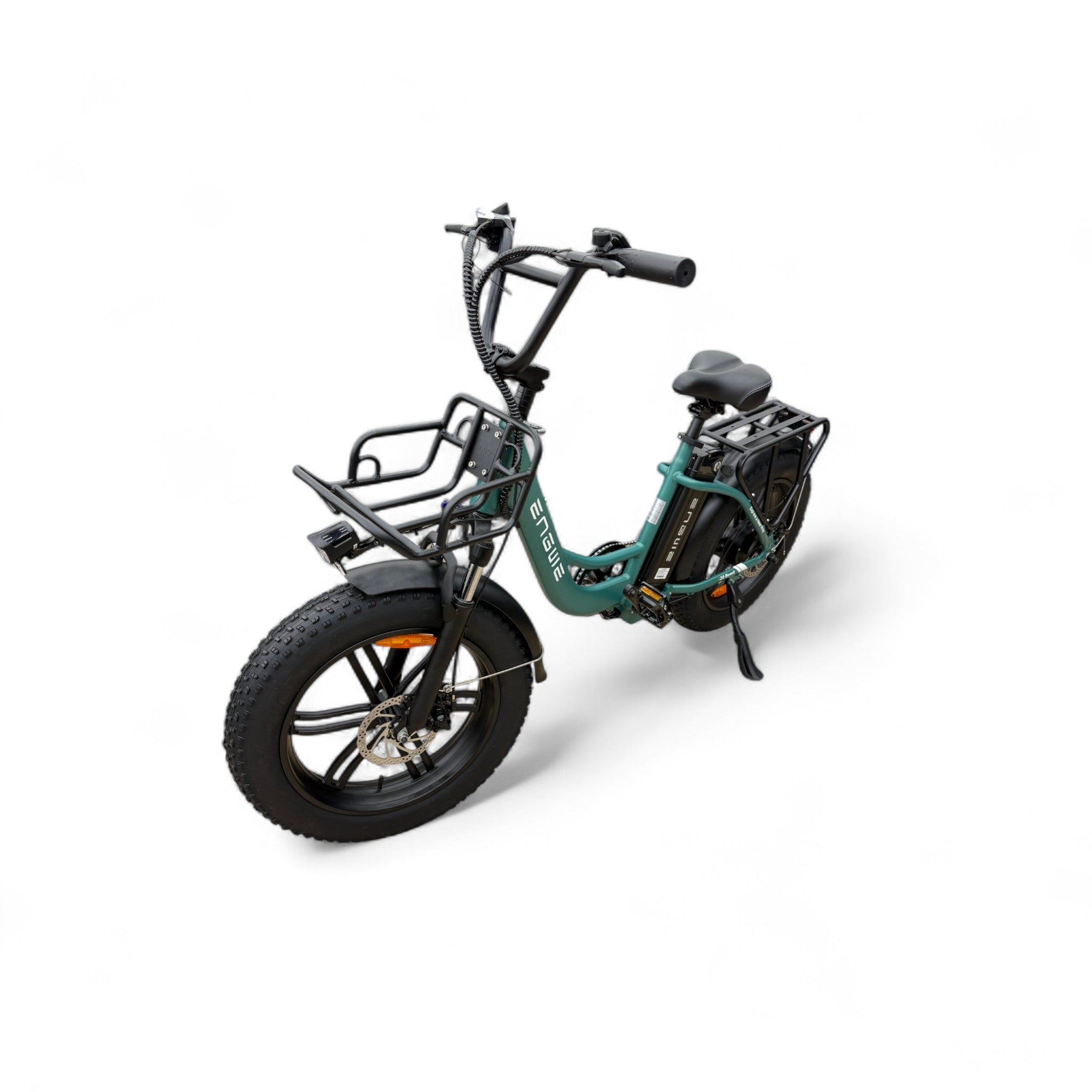 Engwe L20 Boost Fatbike Zee Groen – 250W Motor, 126 km Actieradius, 75 Nm Koppel, Shimano 7 Speed - AE-trading