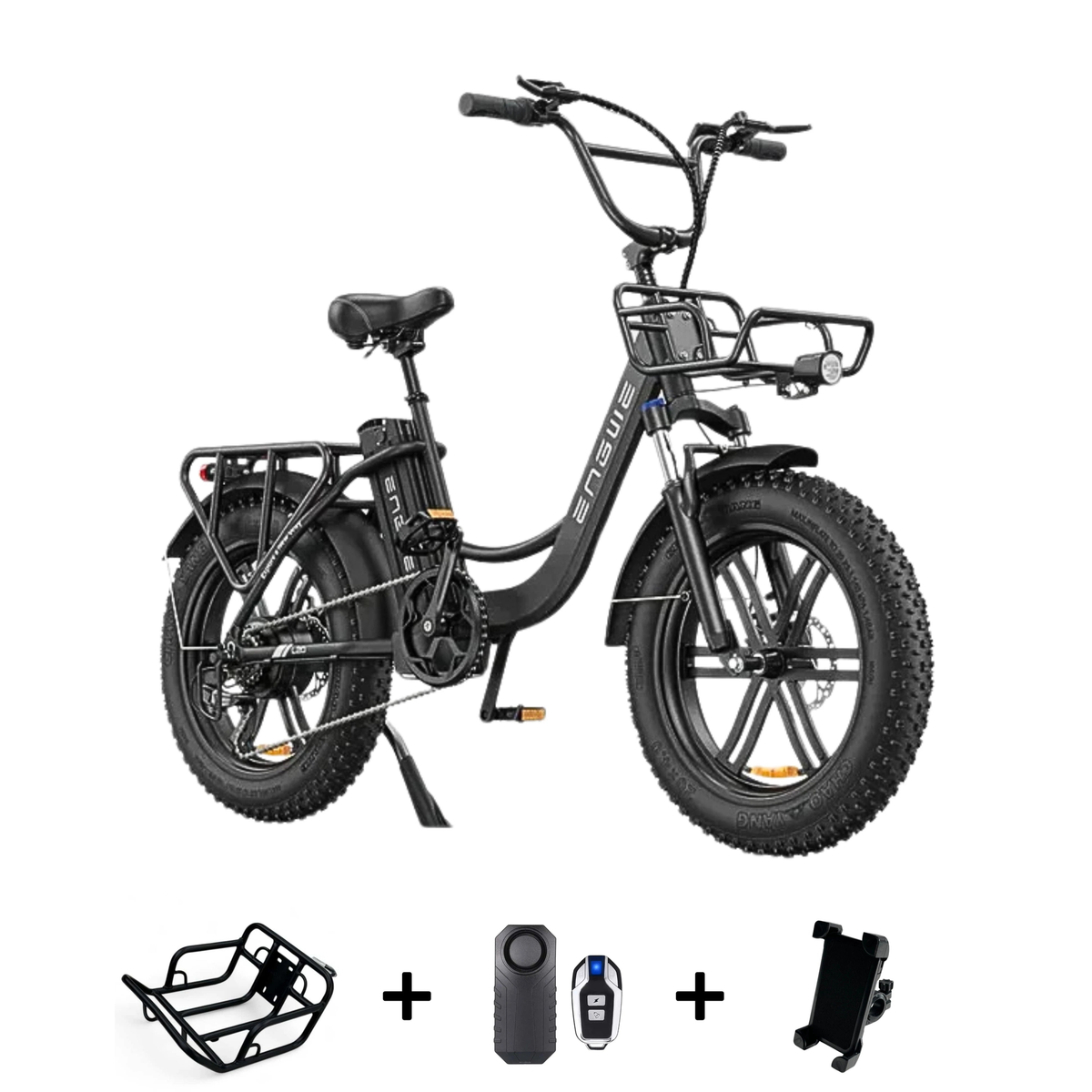 Engwe L20 Fatbike - Zwart - AE-trading