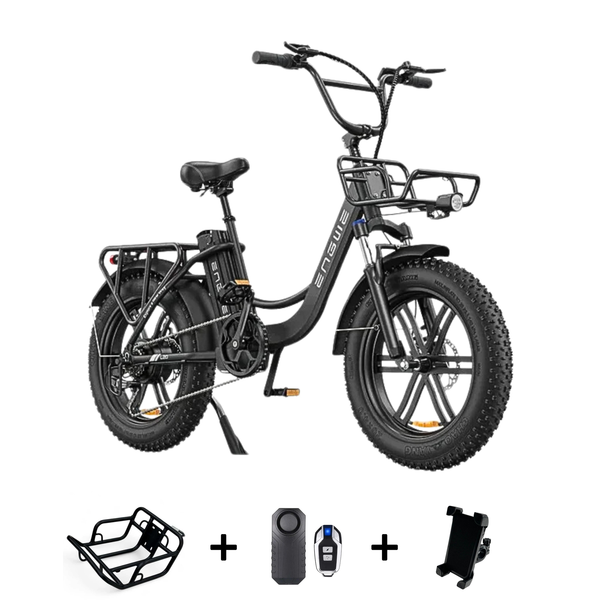 Engwe L20 Fatbike - Zwart - AE-trading