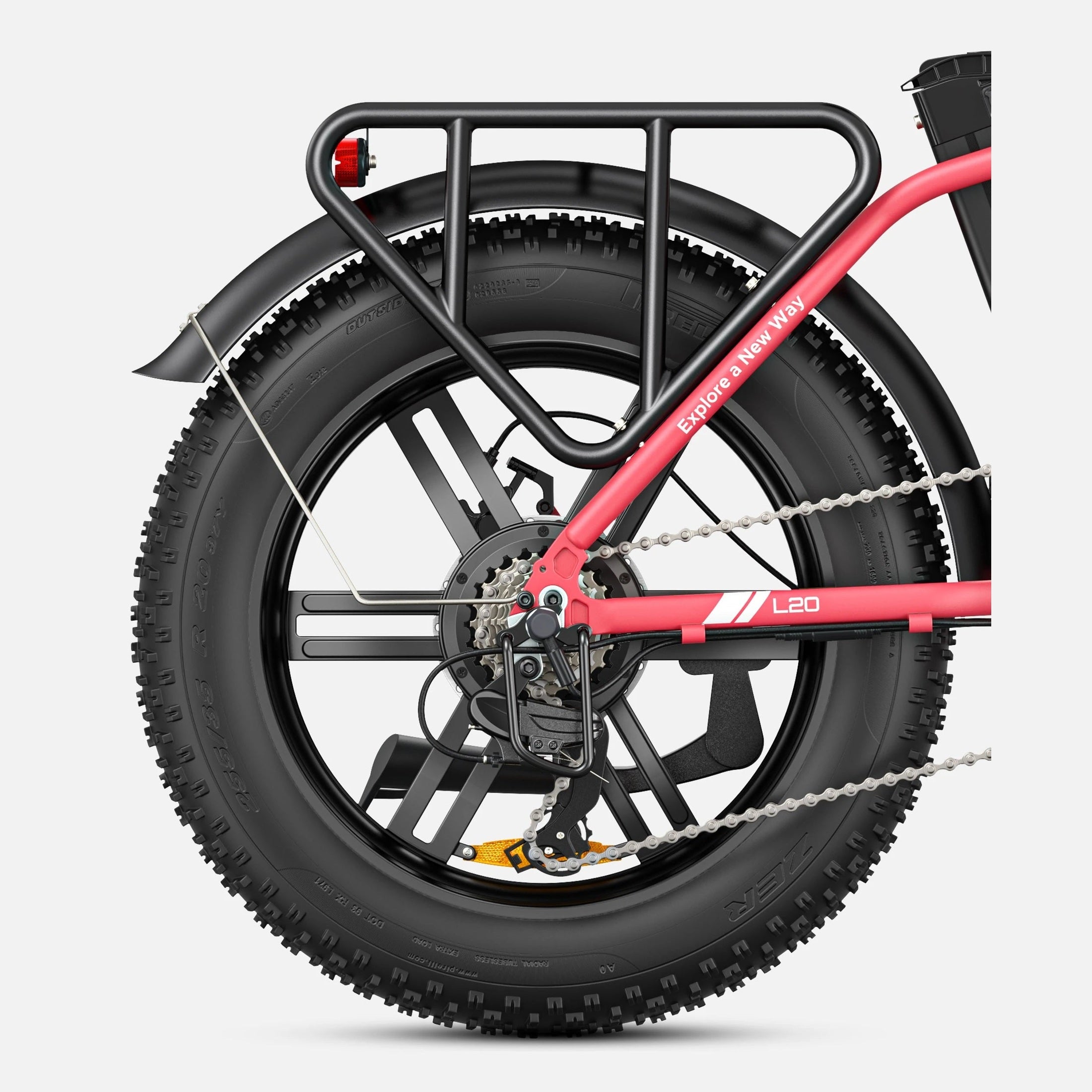 Engwe L20 - Fatbike - Zwart - AE-trading