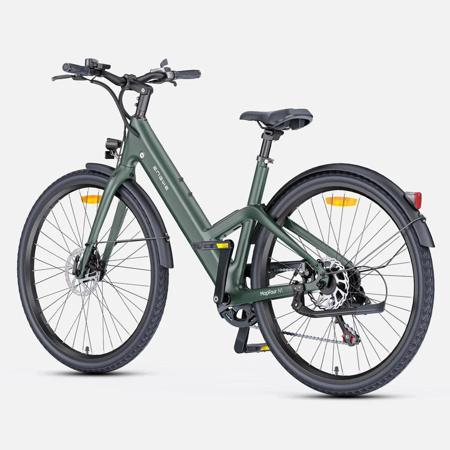 Engwe Mapfour N1 Air ST Elektrische Fiets - Inktgroen - AE-trading