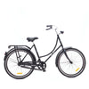 Robuuste Wheelerz Omafiets 26'' / 48cm, Zwart, Met Antilekbanden en LED-verlichting AE-trading