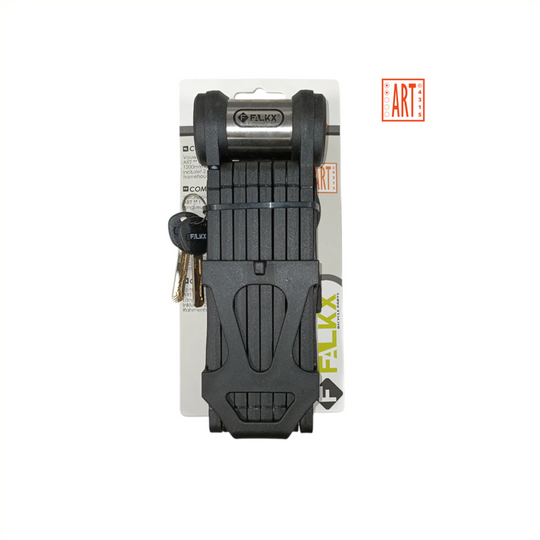 FALKX Compact Vouwslot – 120cm – Zwart – ART2 – Verzekeringsgoedgekeurd - AE-trading