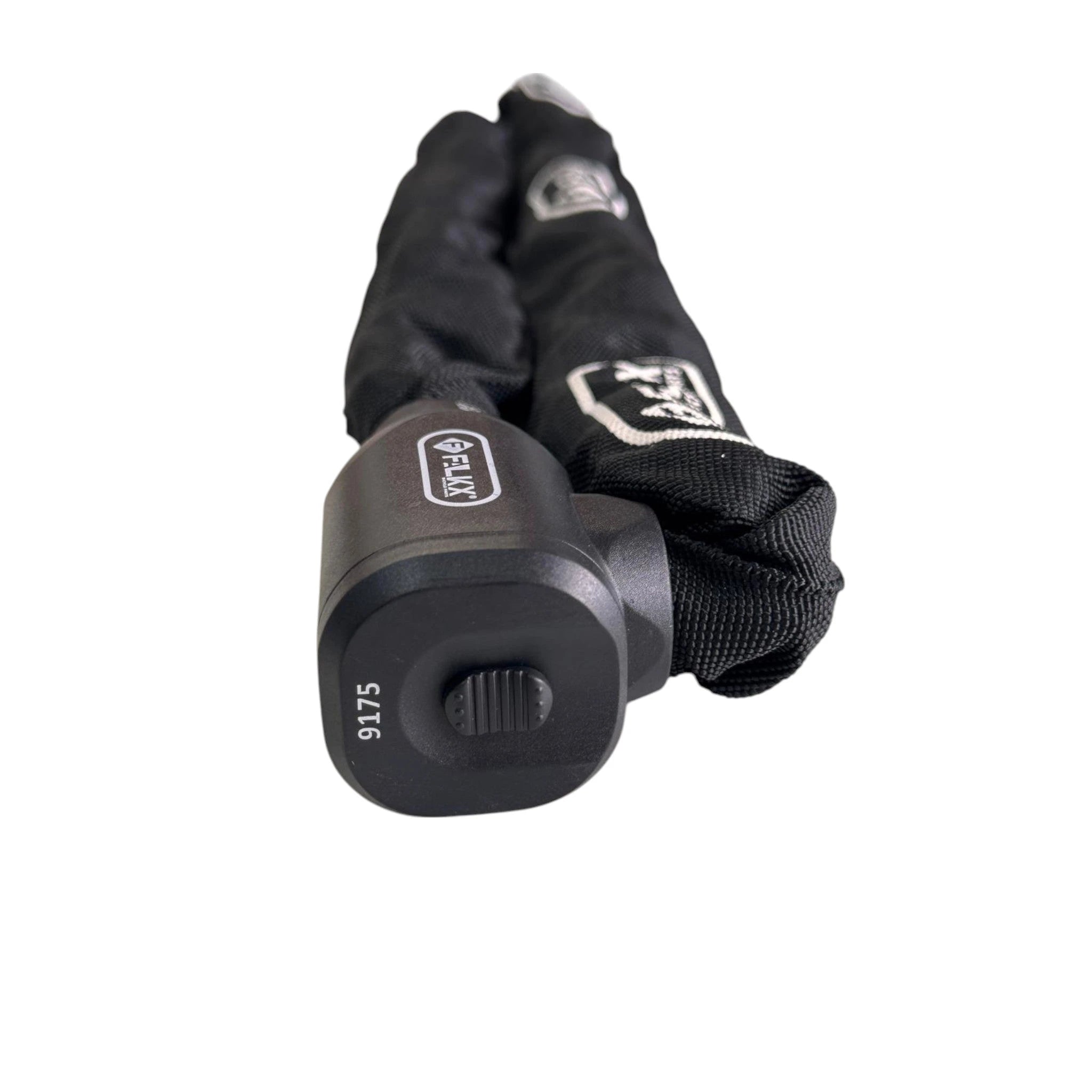 FALKX Mad Max II Kettingslot 9x1100mm zwart. Nylon hoes ART** - AE-trading