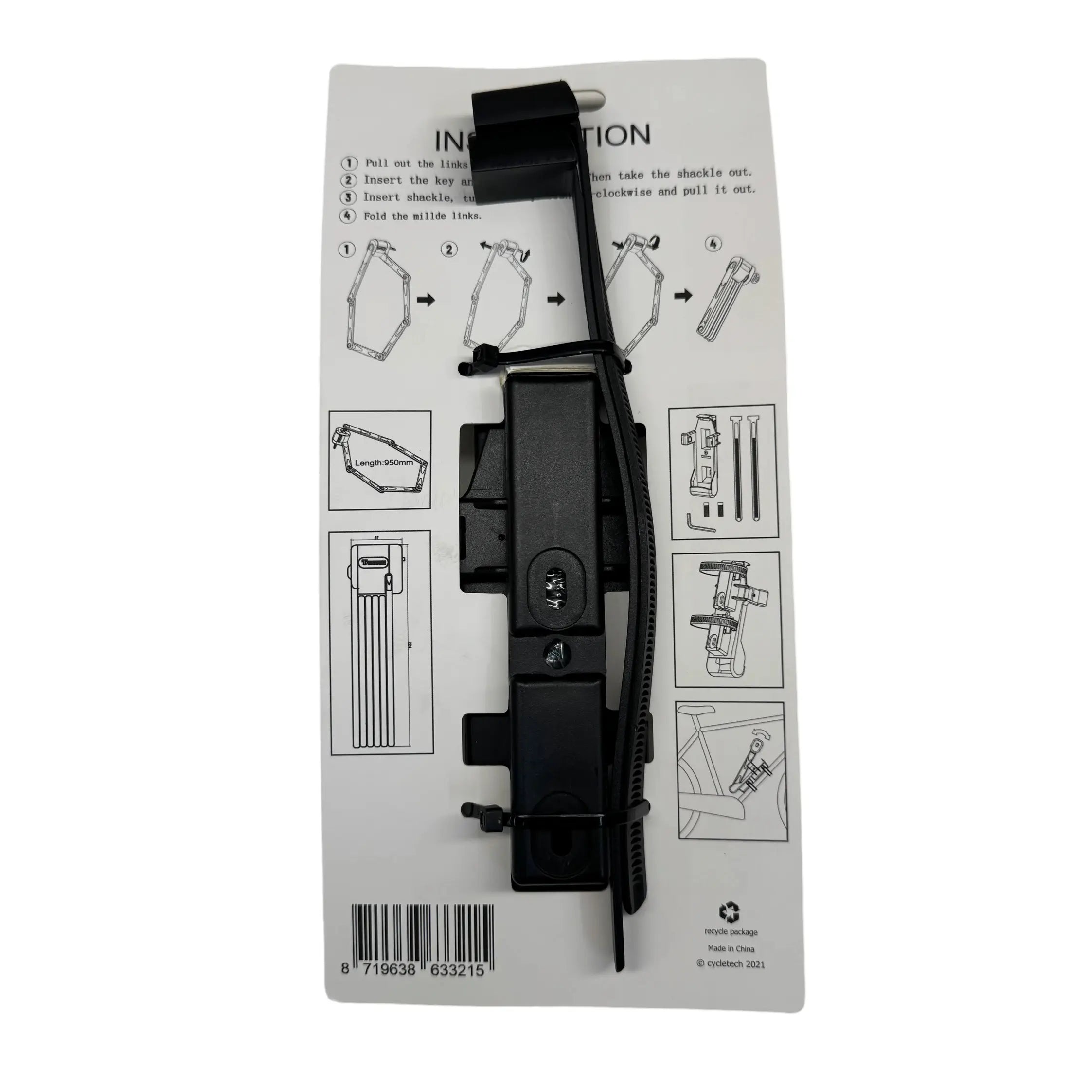 FALKX Vouwslot — ART2, 95 cm - AE-trading