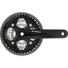 Sunrace crankstel M50 42/34/24 zwart - AE-trading