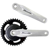 Miranda crankstel 38t Alfa 1 disc 92mm zilver - AE-trading